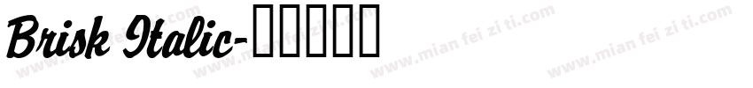 Brisk Italic字体转换